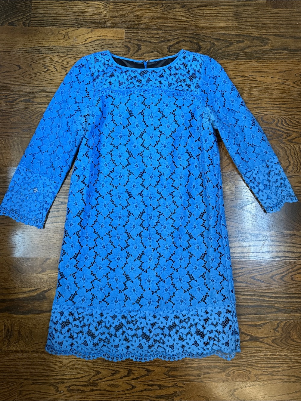 Tibi Royal Blue Lace Dress Size 4